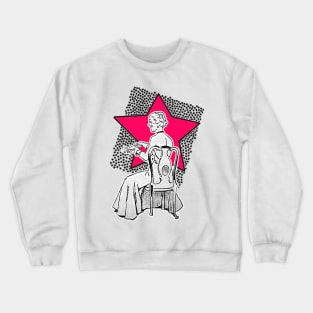 Film Lady and Arts Diva in the dressing room Crewneck Sweatshirt